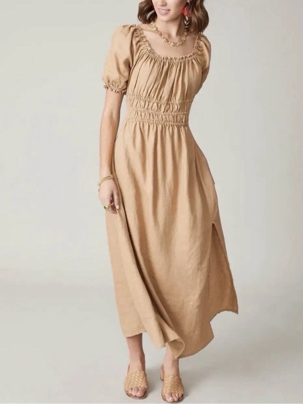 Spartina 449 Madeline Dress in Tannin